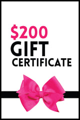$200 Gift Certificate